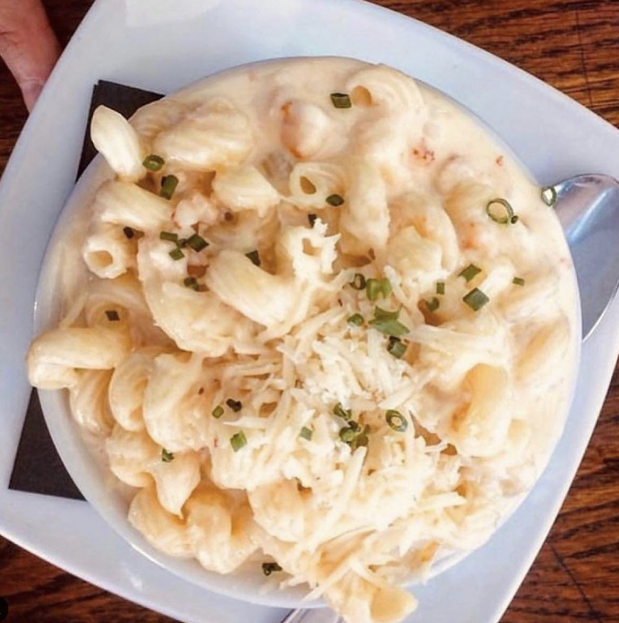 a plate of food on a table