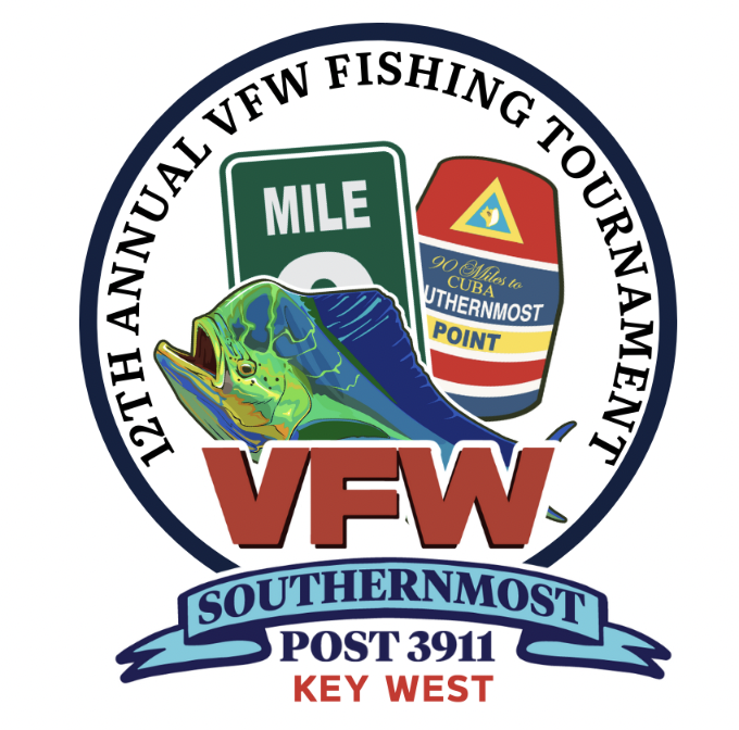 A Key West fishing banner.