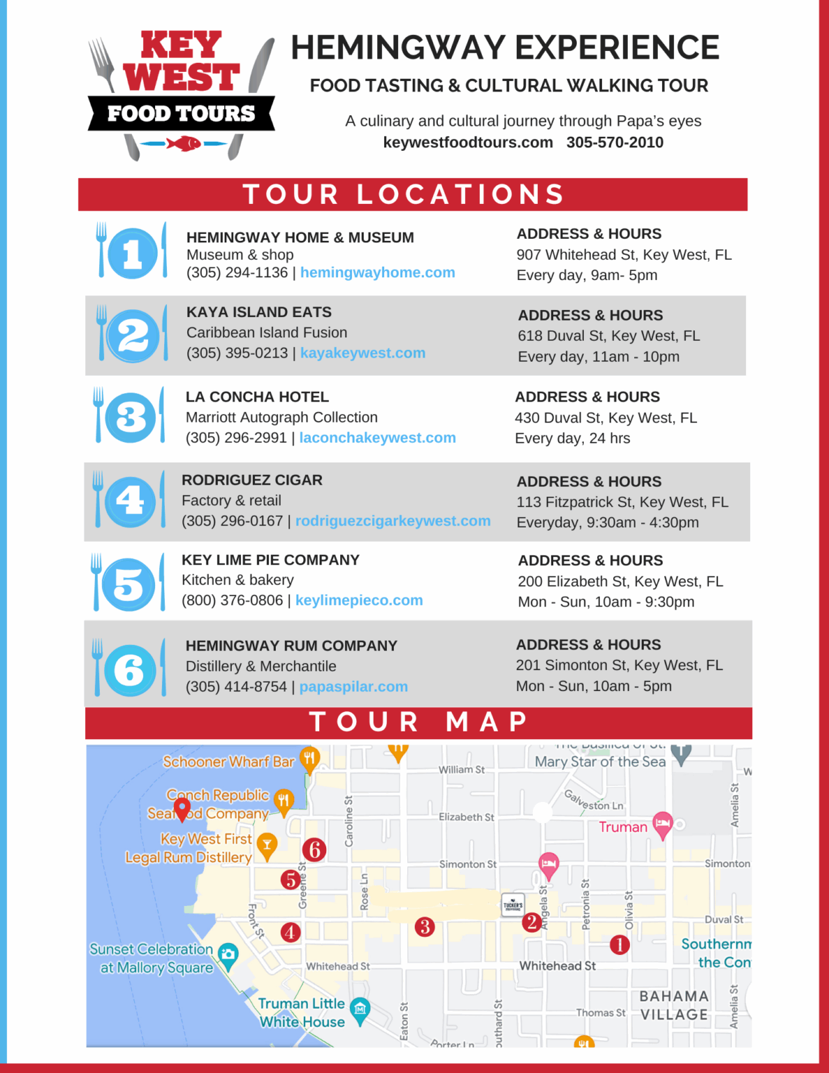 Insider's Hemingway Experience guidebook